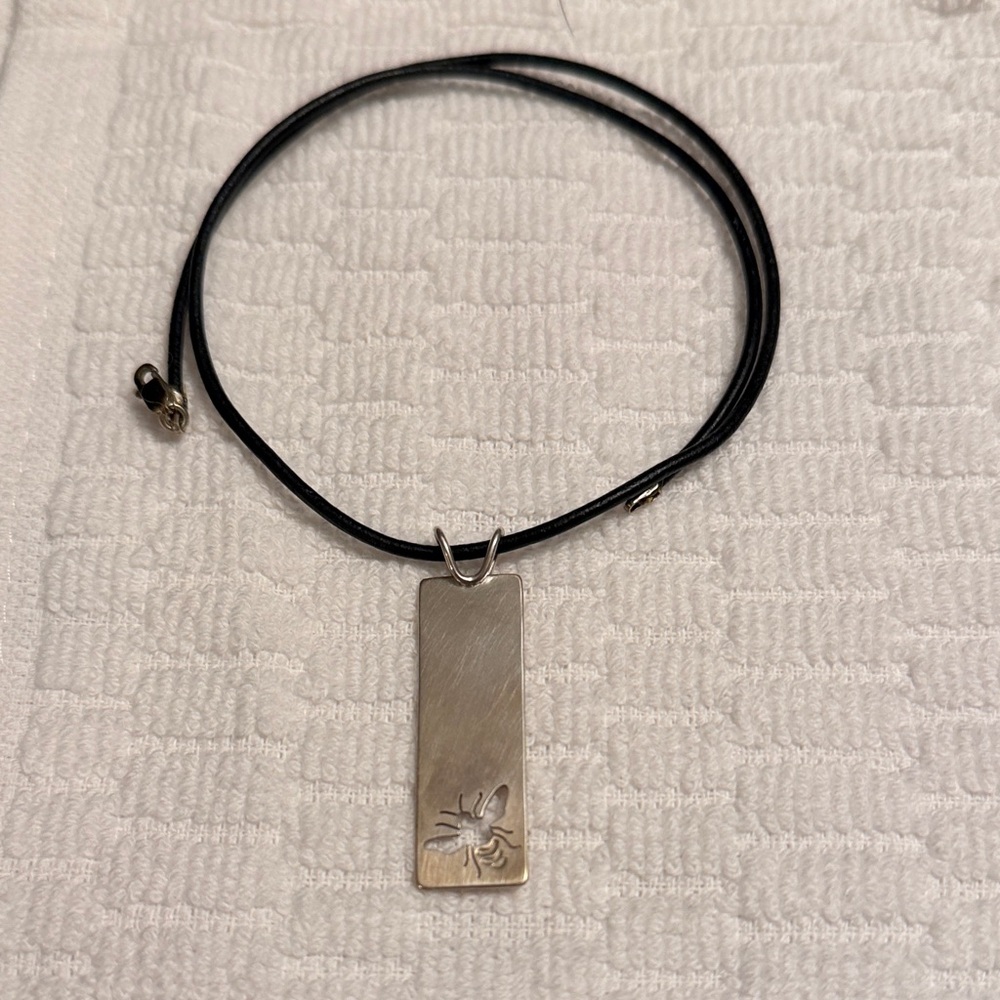 Bee Keepers Sterling Silver Bee Necklace Beth Millner Jewelry Marquette Michigan